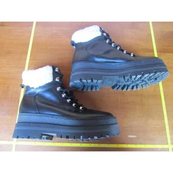 Marc Fisher NWOT black boot shearling MLPIERSON US 6 1/2M - Picture 6 of 8